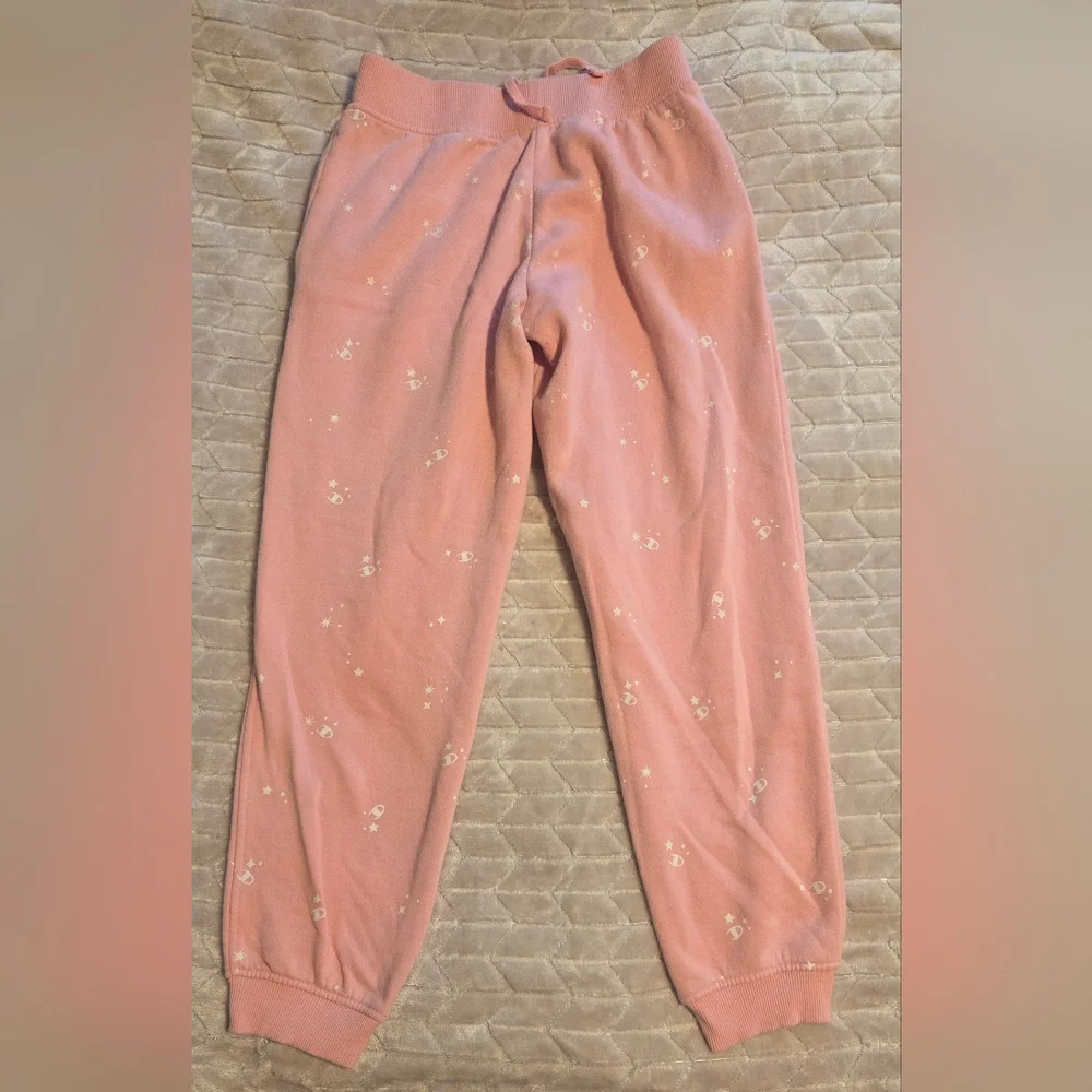 Champion Kids Pink Sweatpants Girls Size L - Picture 2 of 8